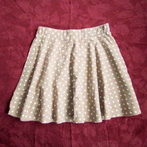 NWOT- Takara Polka Dot Flare Skirt